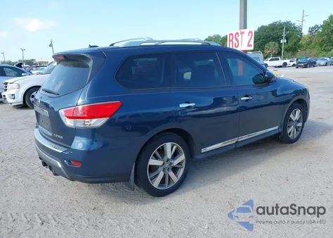 2014 Nissan Pathfinder Platinum from USA, damaged, VIN 5N1AR2MN1EC694064